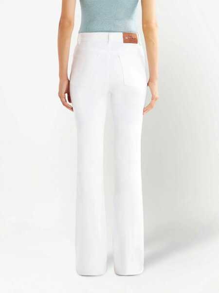 Blugi skinny ETRO Five Pocket Jeans WHITE Femei (BM 9574847) 4