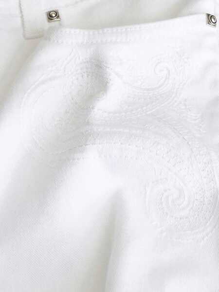 Blugi skinny ETRO Five Pocket Jeans WHITE Femei (BM 9574847) 5