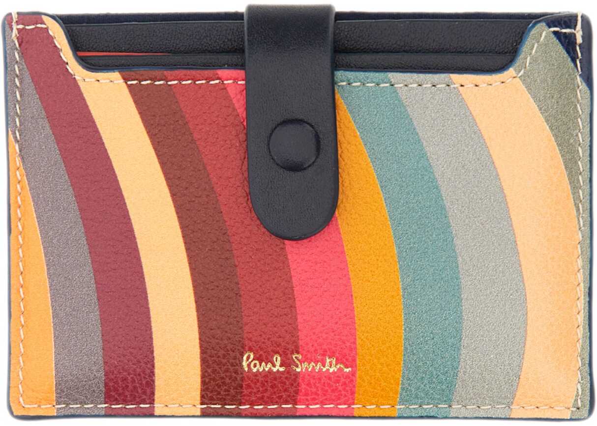 Paul Smith Swirl Card Holder MULTICOLOUR