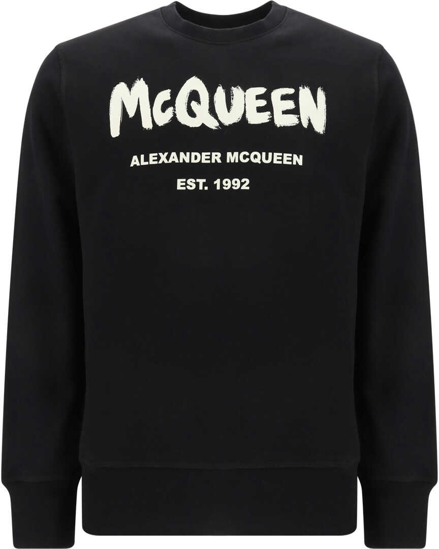 Alexander McQueen Sweatshirt BLACK/ICORY