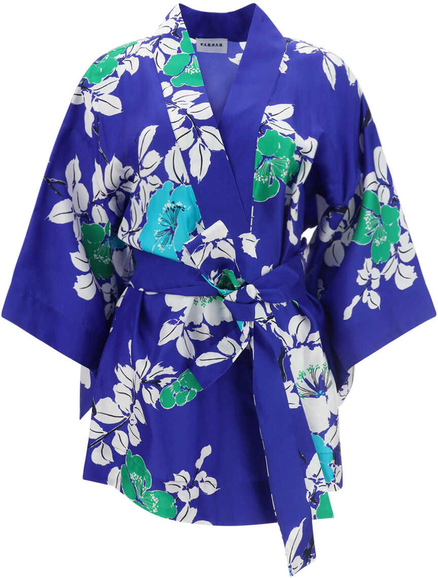 P.A.R.O.S.H. Kimono Shirt FANTASIA BLUETTE