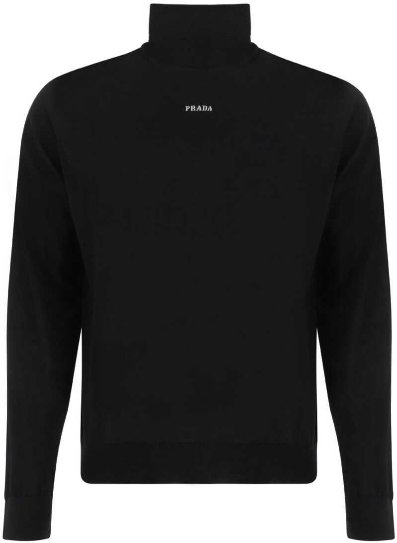 Prada Turtleneck Sweater NERO