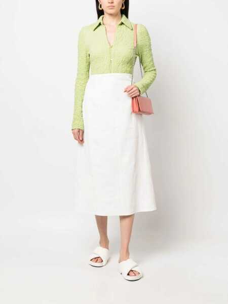 Fuste casual Jil Sander Cotton Skirt WHITE Femei (BM 9576722) 2