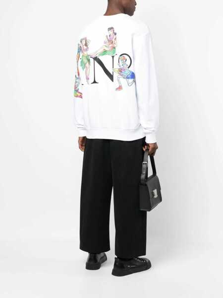 Bluze de trening Philipp Plein Crewneck Sweatshirt WHITE Barbati (BM 9576752) 2