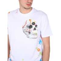 Tricouri pentru Barbati - Tricouri Philipp Plein Crewneck T-Shirt WHITE Barbati (BM 9576764) - B-mall.ro
