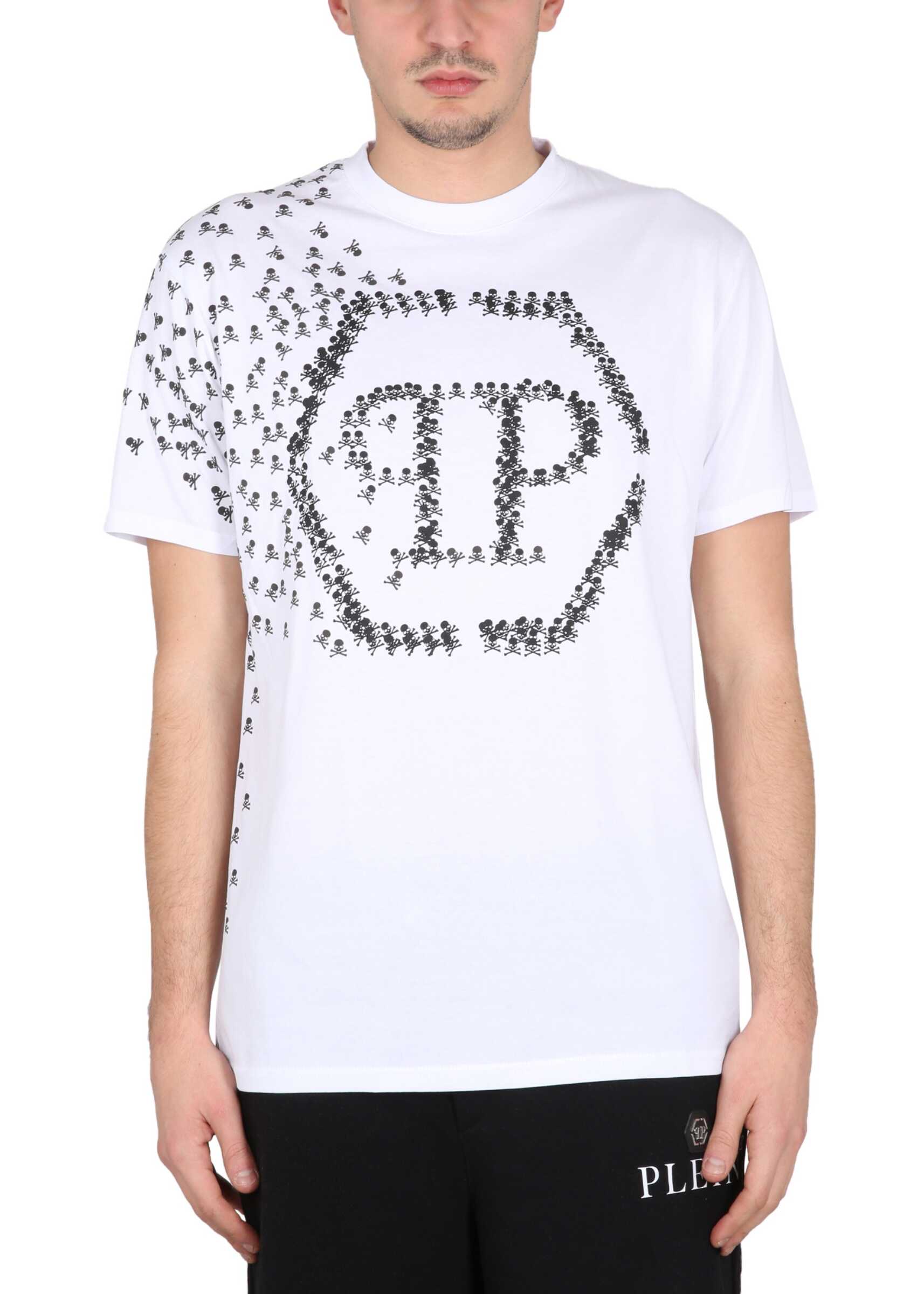 Philipp Plein Logo Print T-Shirt WHITE