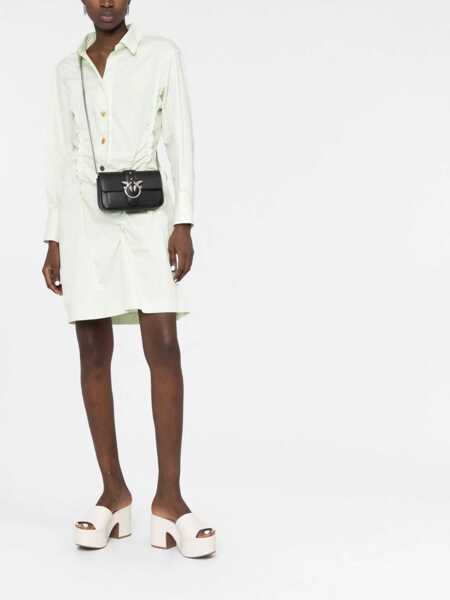 Genti de umar Pinko Love One Shoulder Bag NERO/OLD SILVER Femei (BM 9576833) 2