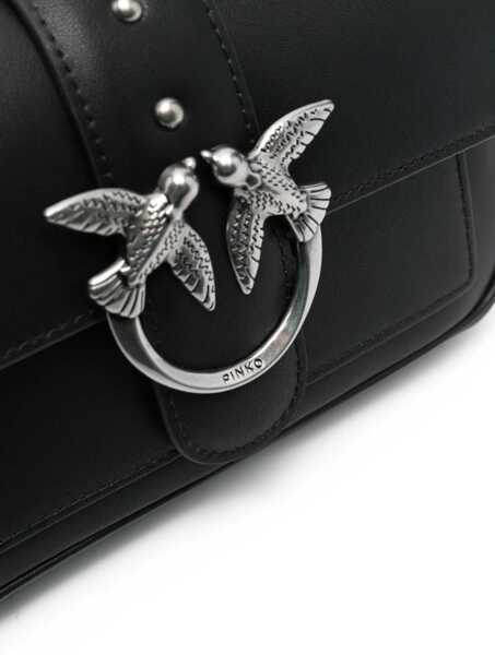 Genti de umar Pinko Love One Shoulder Bag NERO/OLD SILVER Femei (BM 9576833) 5