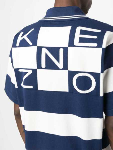Tricouri Polo Kenzo Polo Shirt Nautical Stripes BLUE Barbati (BM 9576944) 5
