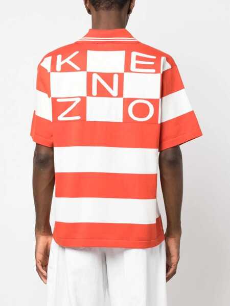 Tricouri Polo Kenzo Polo Shirt Nautical Stripes RED Barbati (BM 9576962) 4