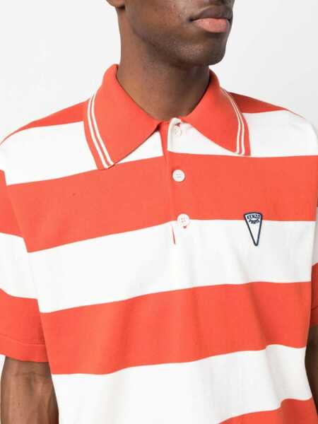 Tricouri Polo Kenzo Polo Shirt Nautical Stripes RED Barbati (BM 9576962) 5