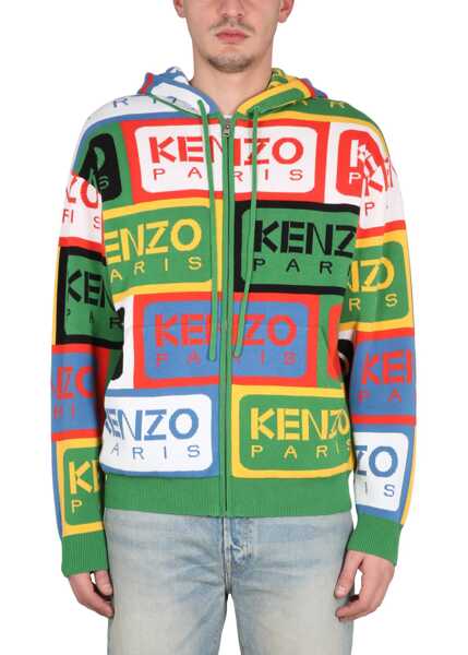 Topuri Barbati Kenzo "Kenzo Label" Knit Sweatshirt