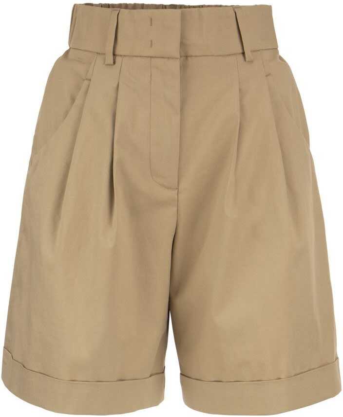 Peserico Cotton Shorts BEIGE