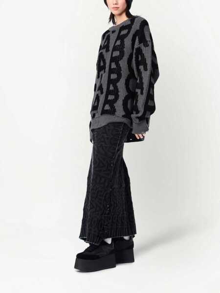 Pulovere casual Marc Jacobs Distressed Shirt CHARCOAL Femei (BM 9578609) 3