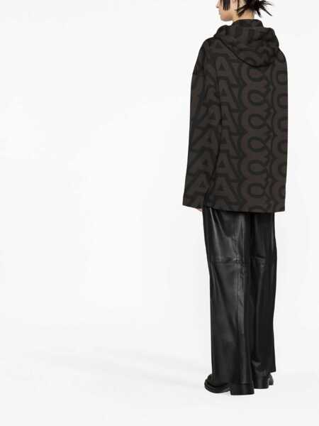 Hanorace Marc Jacobs Monogram Logo Sweatshirt BROWN Femei (BM 9578612) 3