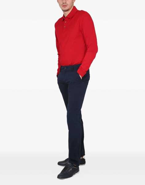 Tricouri Polo Hugo Boss Polo With Logo Embroidery RED Barbati (BM 9579644) 2