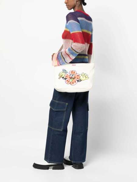 Genti de umar Kenzo Shoulder Bag With Embroidery POWDER Femei (BM 9579695) 2