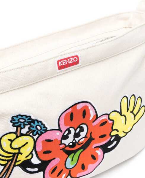 Genti de umar Kenzo Shoulder Bag With Embroidery POWDER Femei (BM 9579695) 4