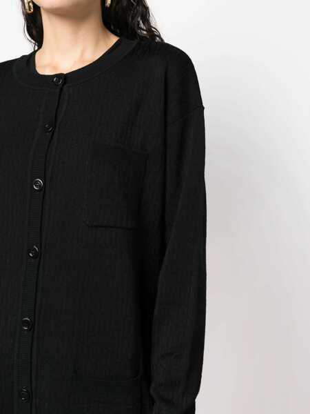 Cardigane Moschino Cardigan With Logo BLACK Femei (BM 9580070) 5