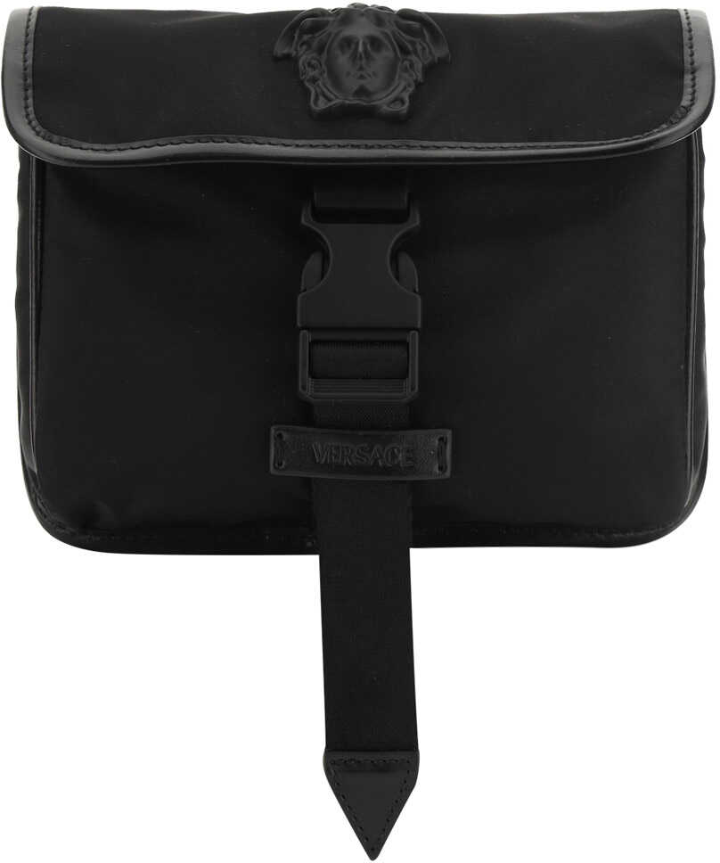 Versace Postina Crossbody Bag NERO-NERO-PALLADIO