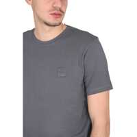 Tricouri Hugo Boss pentru Barbati - Tricouri Hugo Boss T-Shirt With Logo Patch CHARCOAL Barbati (BM 9581264) - B-mall.ro