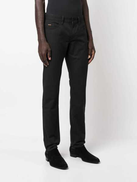Blugi drepti Hugo Boss Jeans With Logo BLACK Barbati (BM 9581291) 3