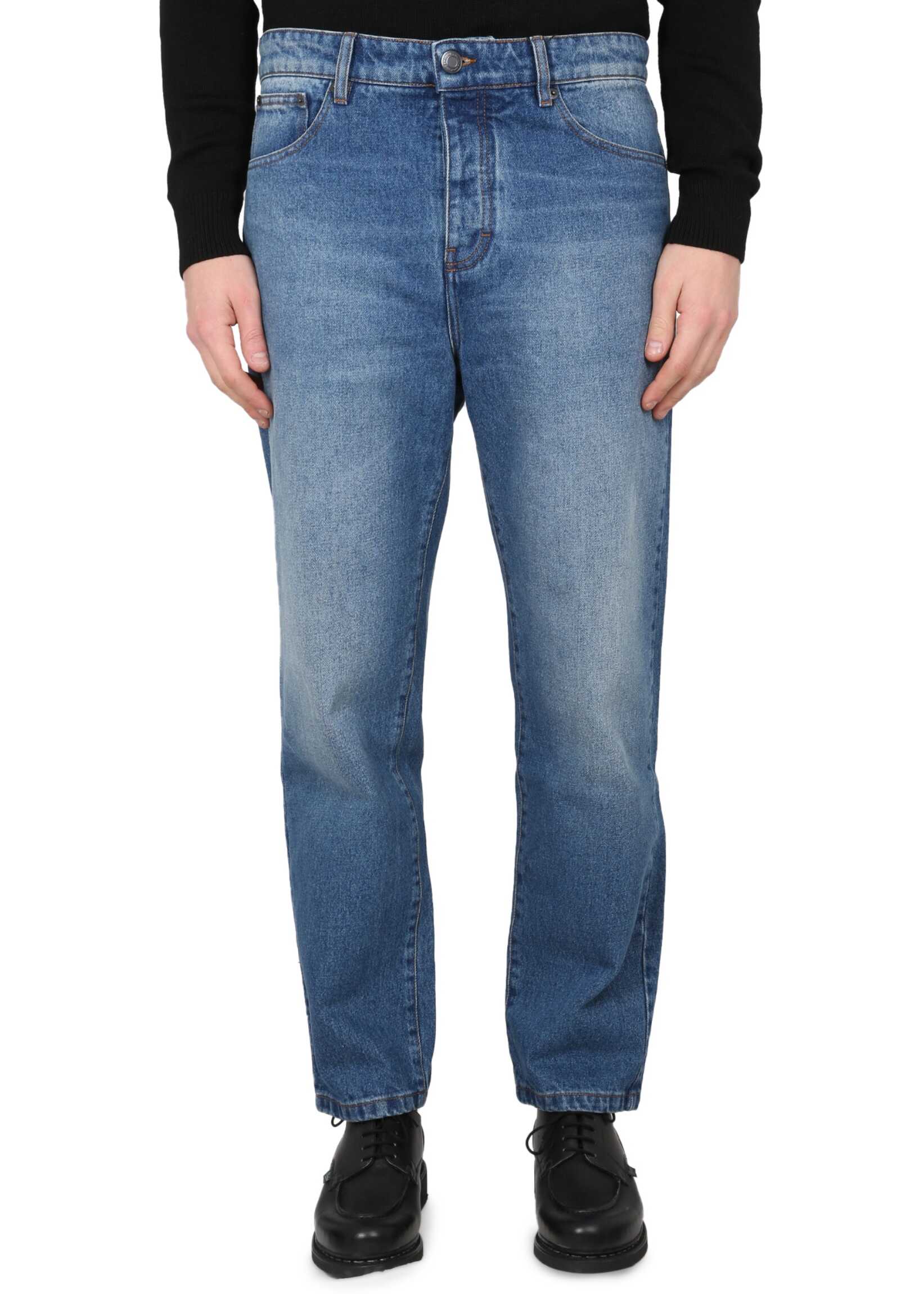 AMI Paris Tapered Fit Jeans BLUE