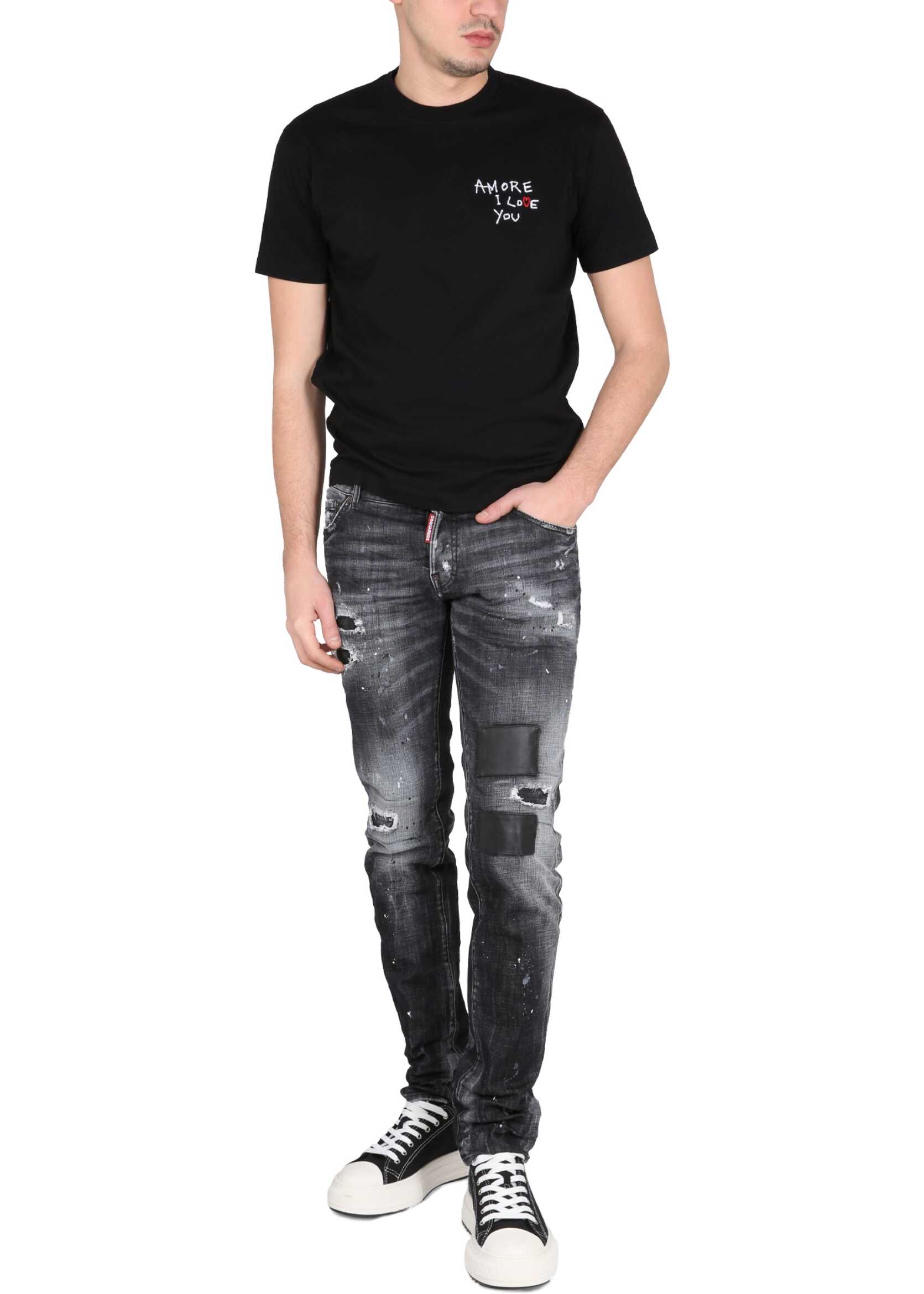 DSQUARED2 Five-Pocket Pants BLACK