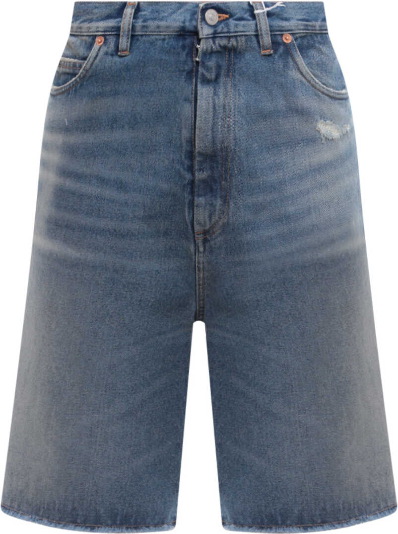 MM6 Maison Margiela Bermuda Shorts Blue