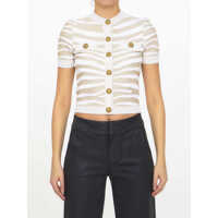 Pulovere casual Zebra Print Top Femei