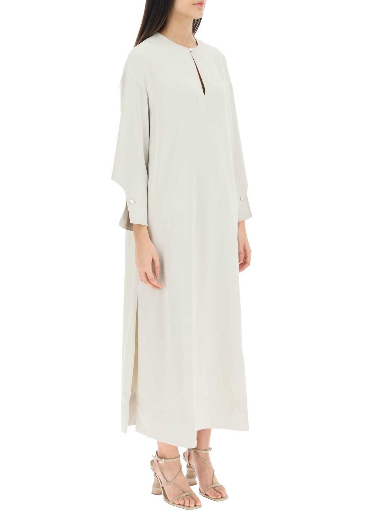 Agnona Cady Caftan Dress SAND