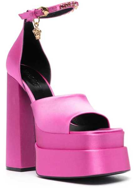 Sandale cu platforma Versace Aevitas Medusa Platform Sandals PINK Femei (BM 9584330) 2