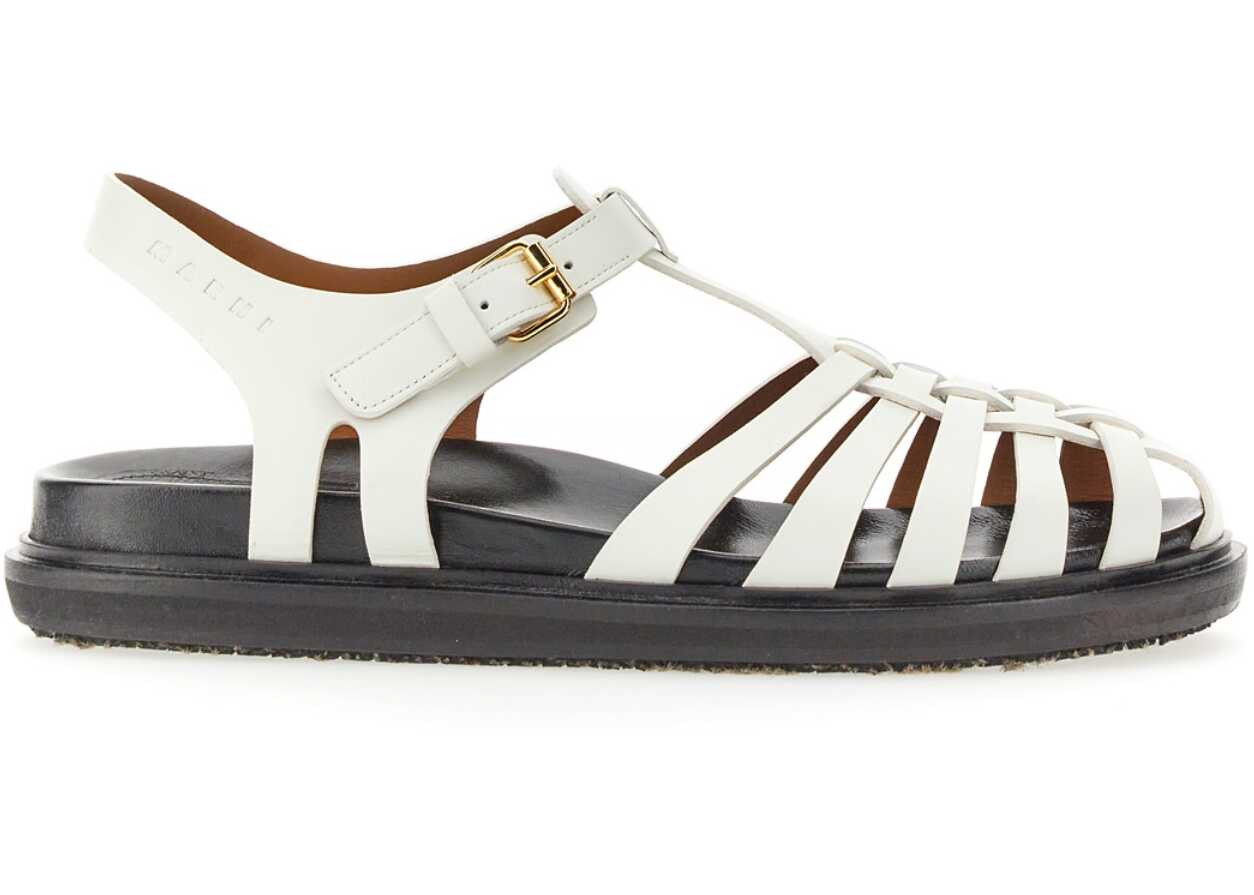 Marni Fisherman Sandal WHITE