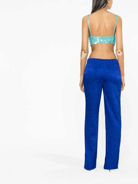 Topuri P.A.R.O.S.H. Sequined top Green Femei (BM 9584939) 4