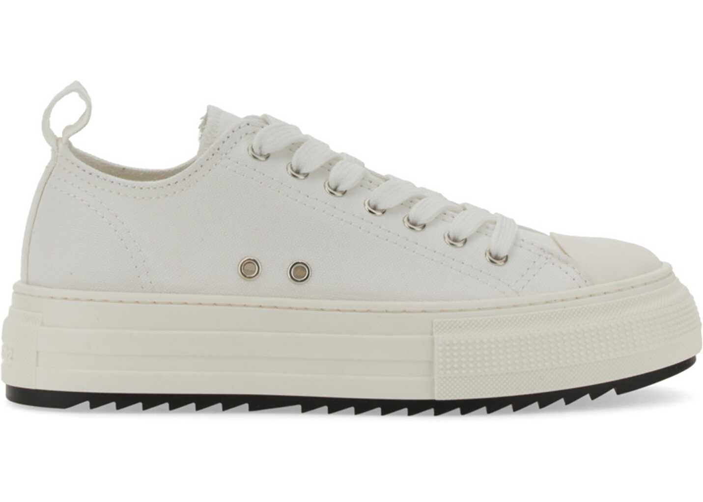 DSQUARED2 Canvas Sneakers WHITE