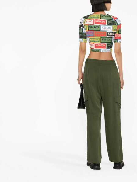 Bluze Kenzo Kenzo Labels Short Top MULTICOLOUR Femei (BM 9586127) 4