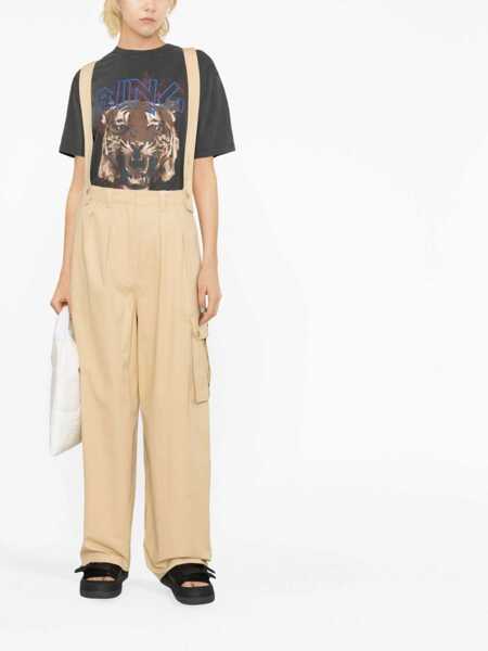 Pantaloni casual Kenzo Cargo Pants BEIGE Femei (BM 9586145) 2