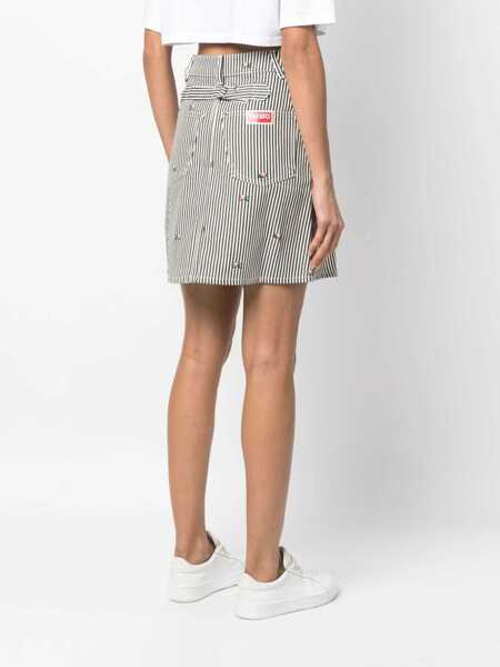 Fuste casual Kenzo Miniskirt With Print DENIM Femei (BM 9586157) 4