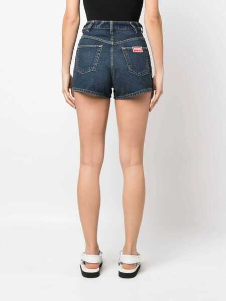 Pantaloni scurti Kenzo Short In Denim DENIM Femei (BM 9586190) 4