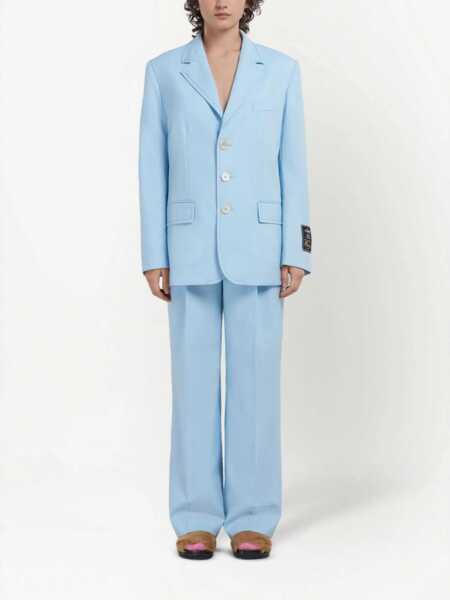 Sacouri Marni Cool Wool Long Blazer AZURE Femei (BM 9586205) 3