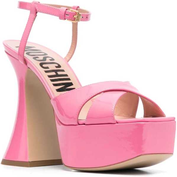 Sandale cu platforma Moschino Platform Sandal PINK Femei (BM 9586232) 2