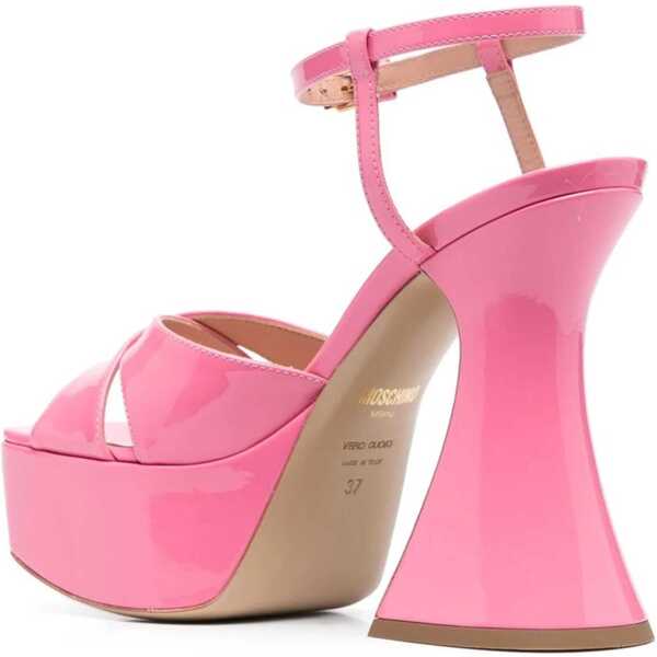 Sandale cu platforma Moschino Platform Sandal PINK Femei (BM 9586232) 3