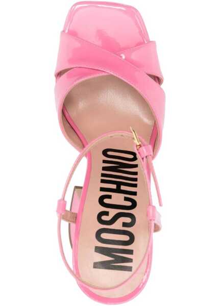 Sandale cu platforma Moschino Platform Sandal PINK Femei (BM 9586232) 4