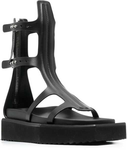 Sandale Rick Owens Sandal Turbo Cyclops Spartan BLACK Femei (BM 9586451) 2