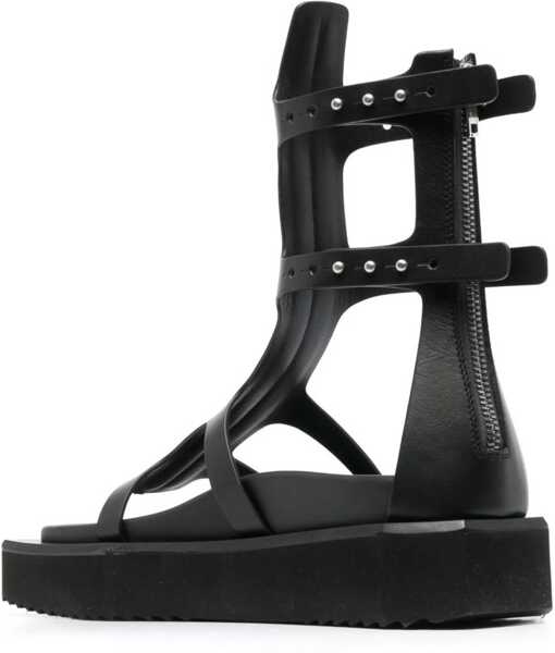 Sandale Rick Owens Sandal Turbo Cyclops Spartan BLACK Femei (BM 9586451) 3