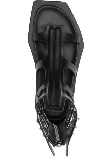 Sandale Rick Owens Sandal Turbo Cyclops Spartan BLACK Femei (BM 9586451) 4