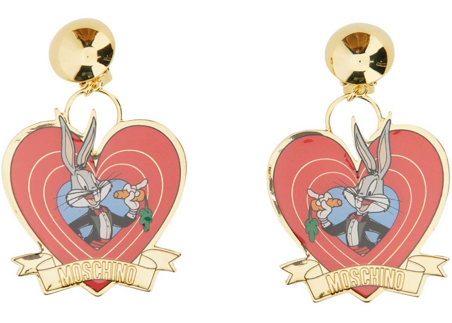 Moschino Bugs Bunny Earrings RED image4