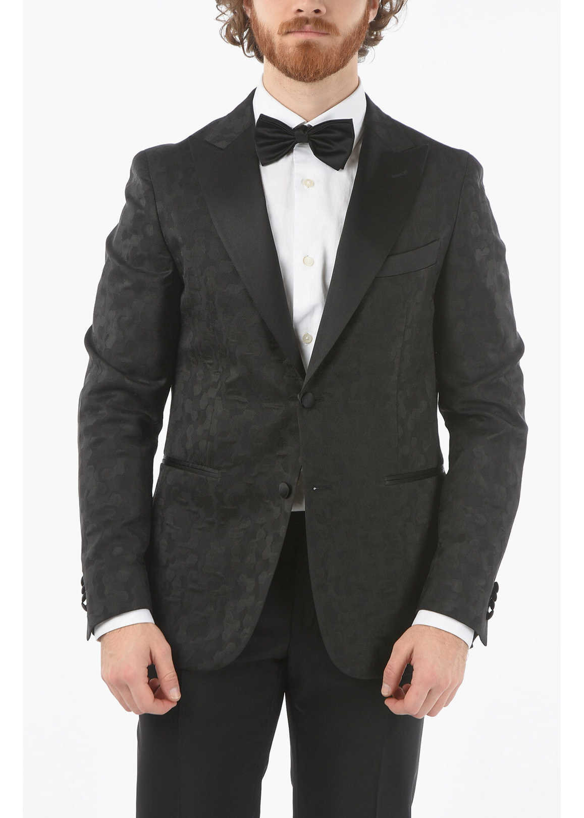 CORNELIANI Cc Collection Side Vents Peak Lapel Cerim.reward Tuxedo Jack Black