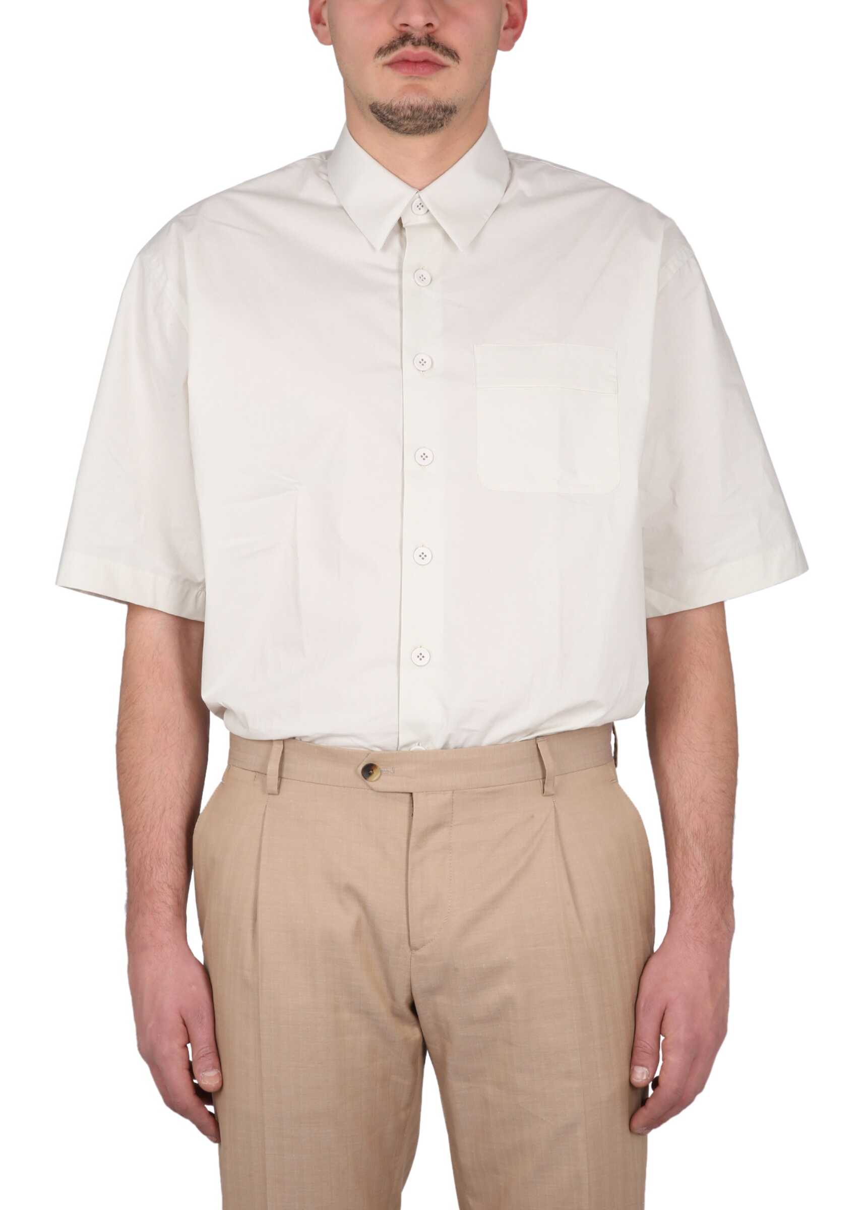 Lardini Cotton Shirt WHITE