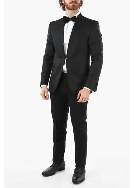 Sacouri CORNELIANI Cc Collection Center Vent 1-Button Blazer Blue Barbati (BM 9590729) 4